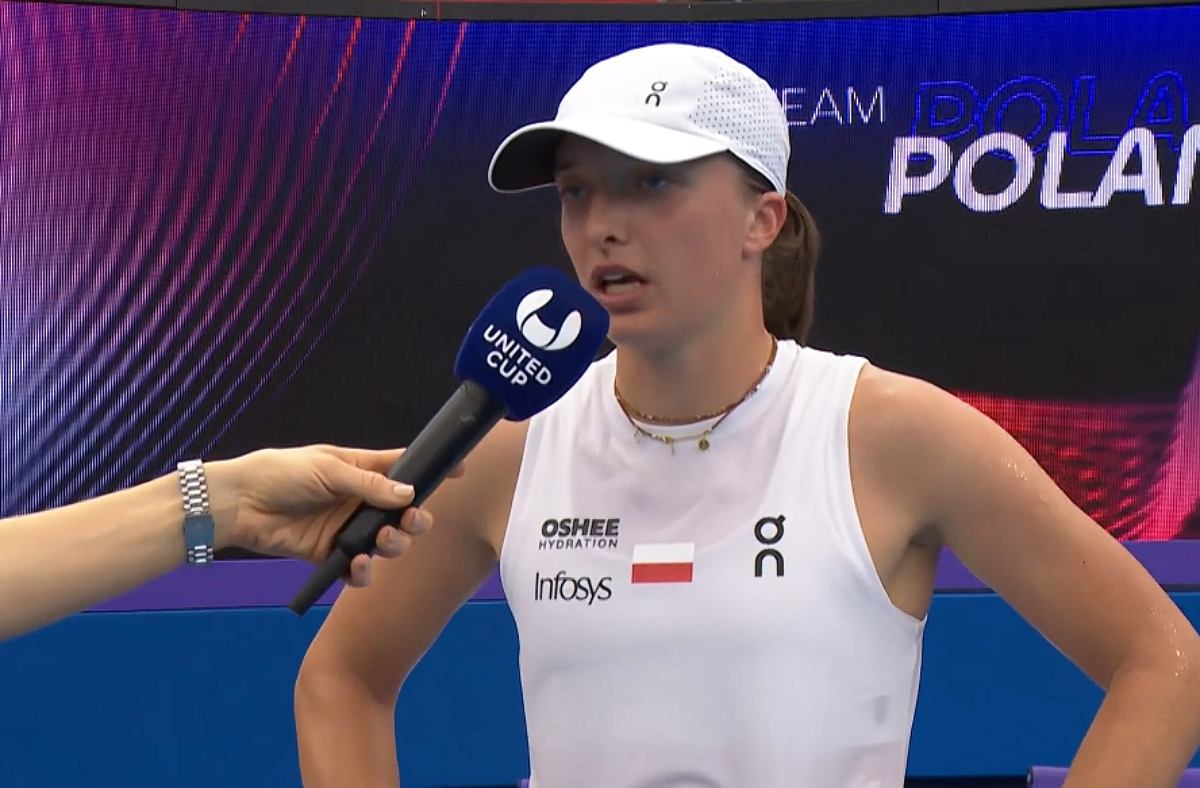 Świątek ogłosiła po awansie do ćwierćfinału United Cup. 'Znalazłam sposób' Tenis