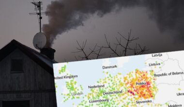 Polska 'świeci' na fioletowo. Zima przypomniała, że nie poradziliśmy sobie ze smogiem
