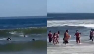 Chwile grozy byłej gwiazdy futbolu. Pływał z dziećmi, gdy porwała go wielka fala
