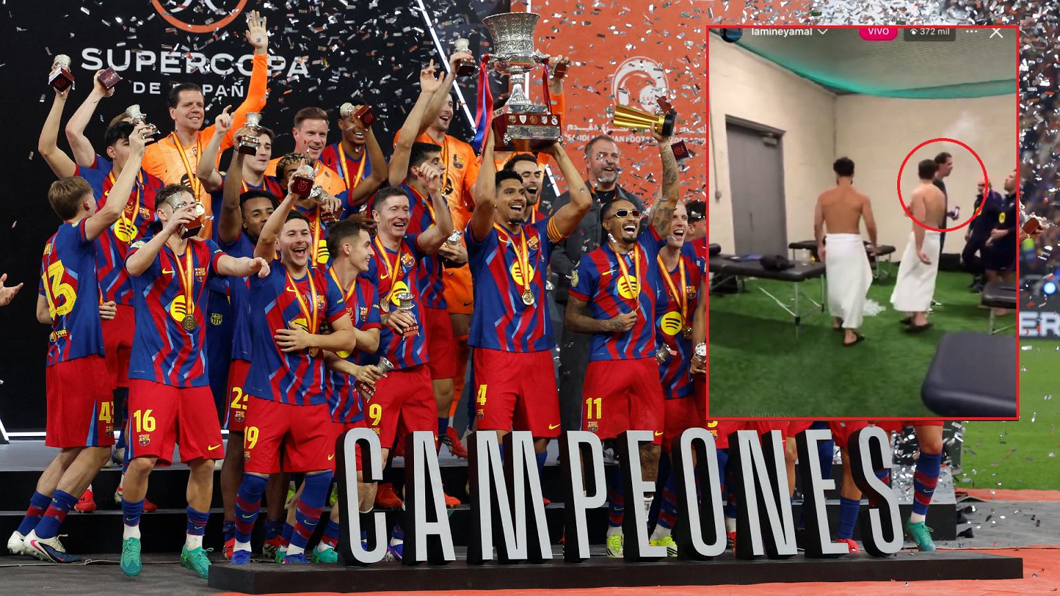 Yamal nagle nagrał Szczęsnego w szatni. Cały świat zobaczył, co zrobił Polak