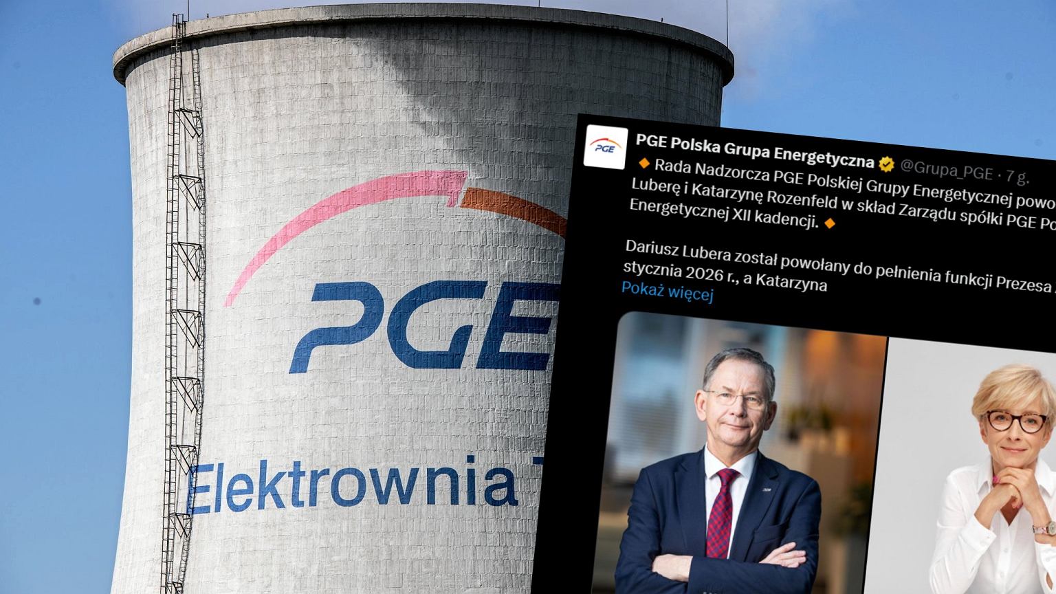 Polski państwowy gigant energetyczny z nowym prezesem. Zmiany w PGE