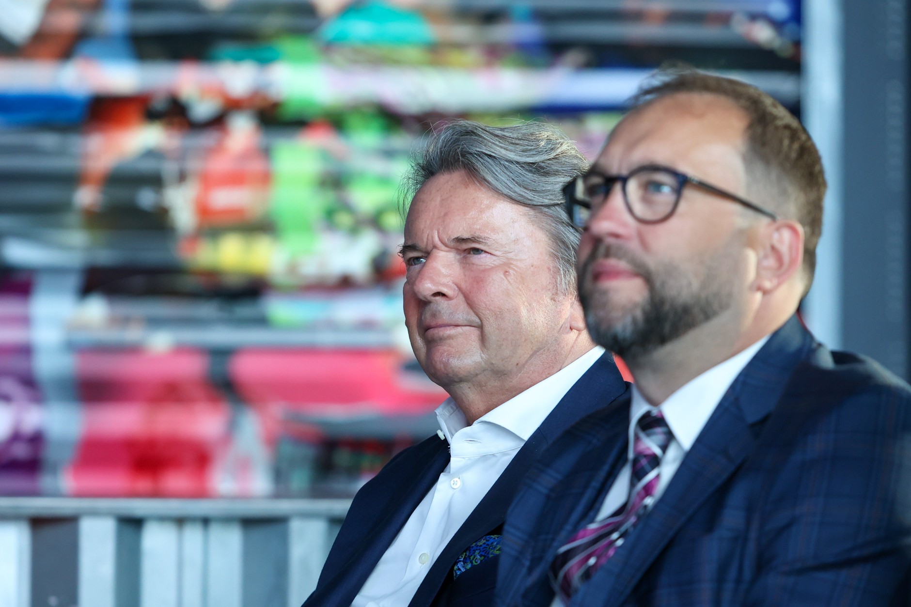 Marcin Animucki i właściciel Motoru Zbigniew Jakubas