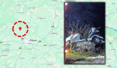 Nocny wypadek w Wielkopolsce. Nie żyje 18-latek - Onet