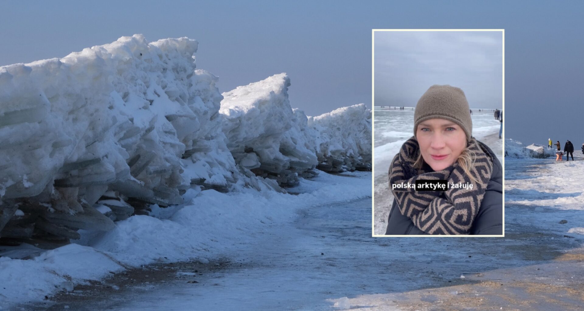 Turystka ostrzega przed warunkami nad Bałtykiem