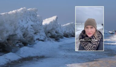 Turystka ostrzega przed warunkami nad Bałtykiem