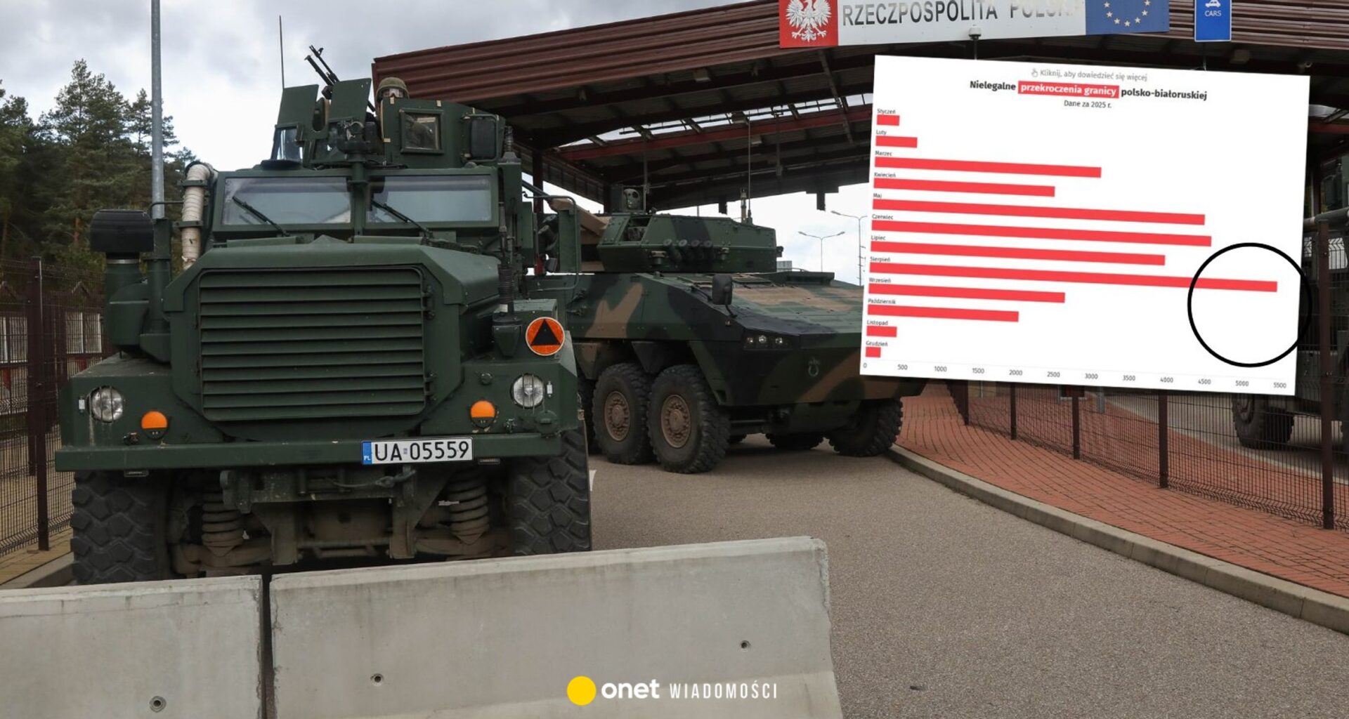 Co się dzieje na granicy z Białorusią. Sprawdziliśmy najnowsze dane [WYKRESY]