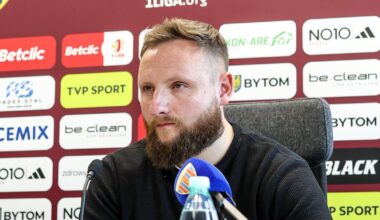 Trener Patryk Czubak w październiku odszedł z Widzewa Łódź
