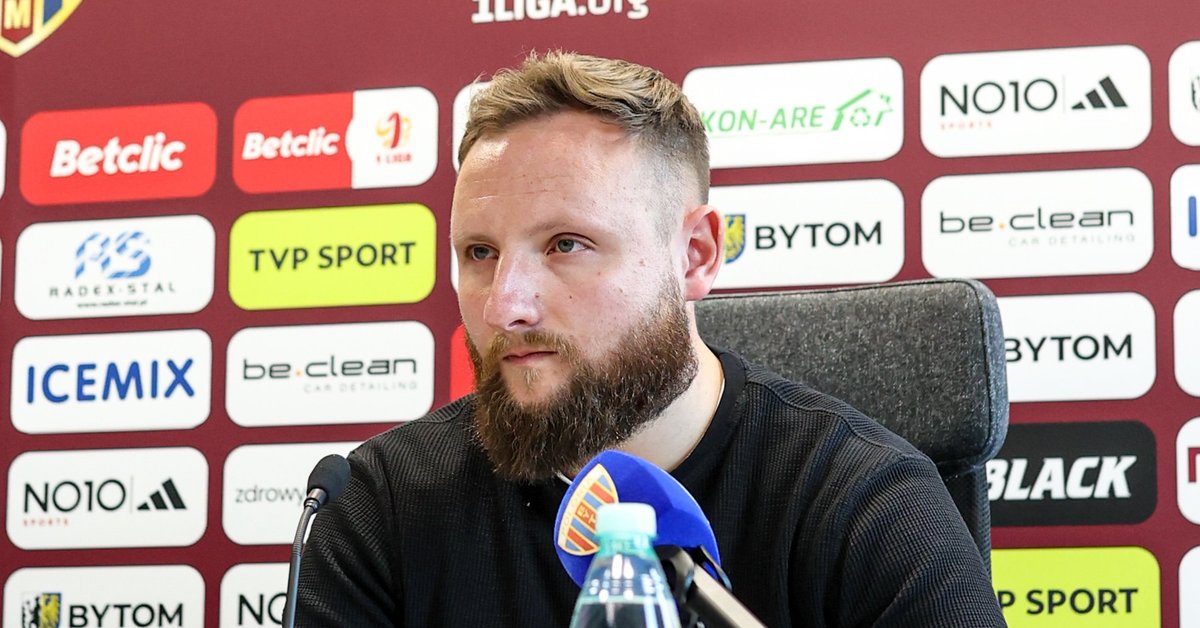 Trener Patryk Czubak w październiku odszedł z Widzewa Łódź