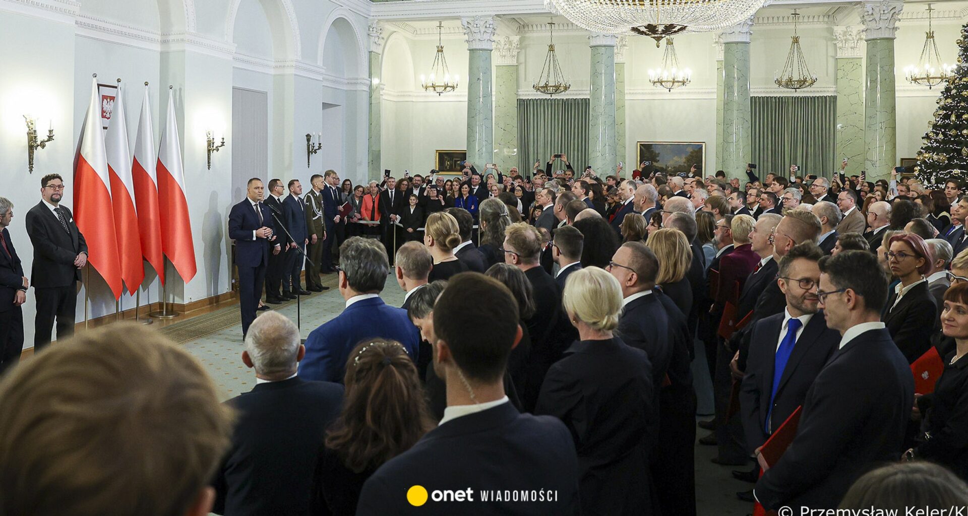 Pierwsza taka uroczystość z udziałem Nawrockiego. Wręczył nominacje profesorskie