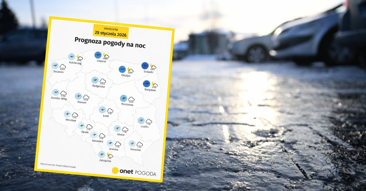 Gołoledź pokryje lodem część Polski. Dziś pogoda stanie się niebezpieczna - Onet