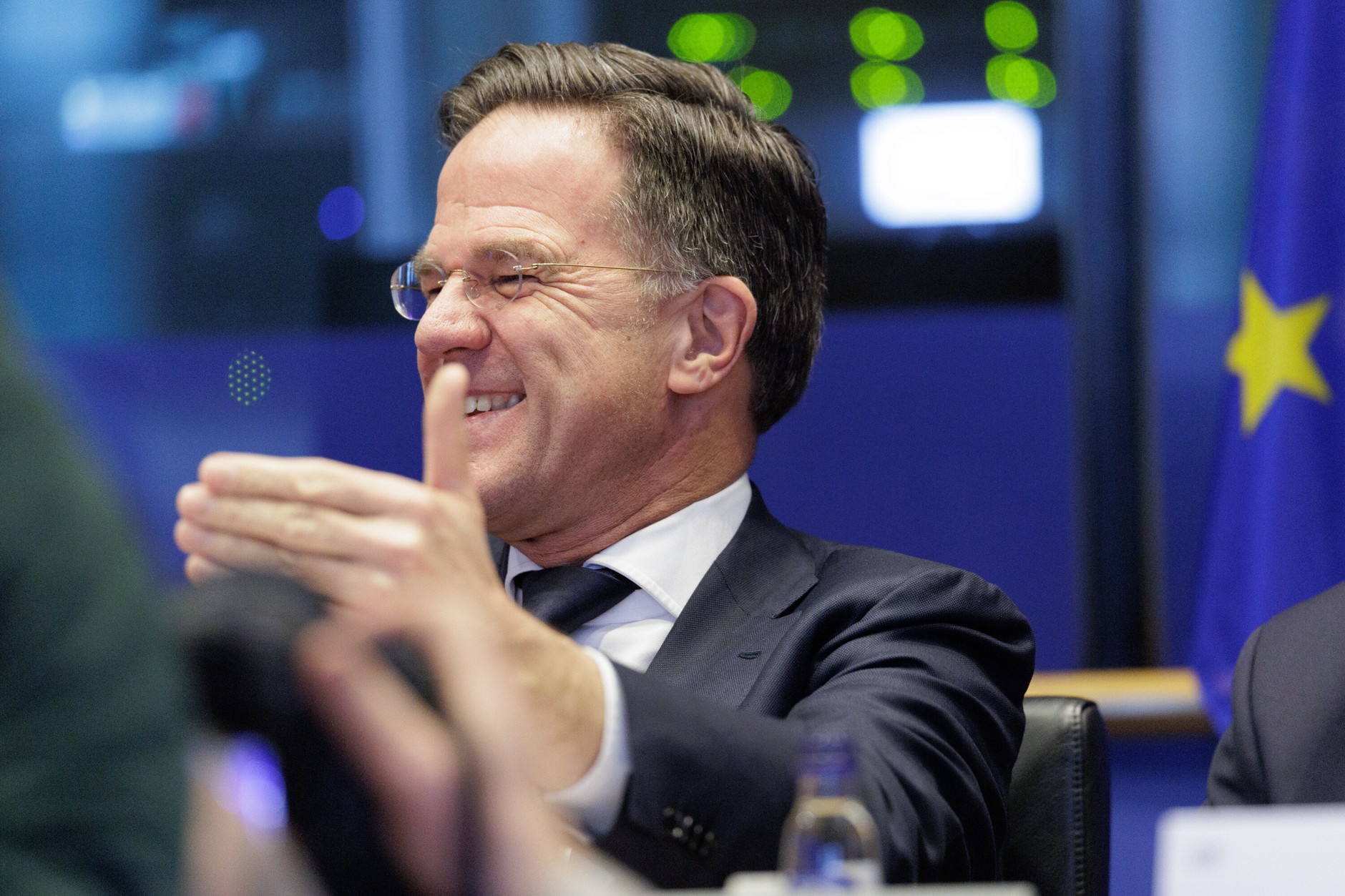 Mark Rutte, sekretarz generalny NATO, w europarlamencie. Bruksela, 26 stycznia 2026 r