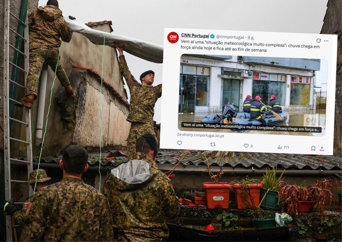 Portugalia. Orkan Leonardo, setki nieprzejezdnych dróg, 100 tys. domów bez prądu i wody