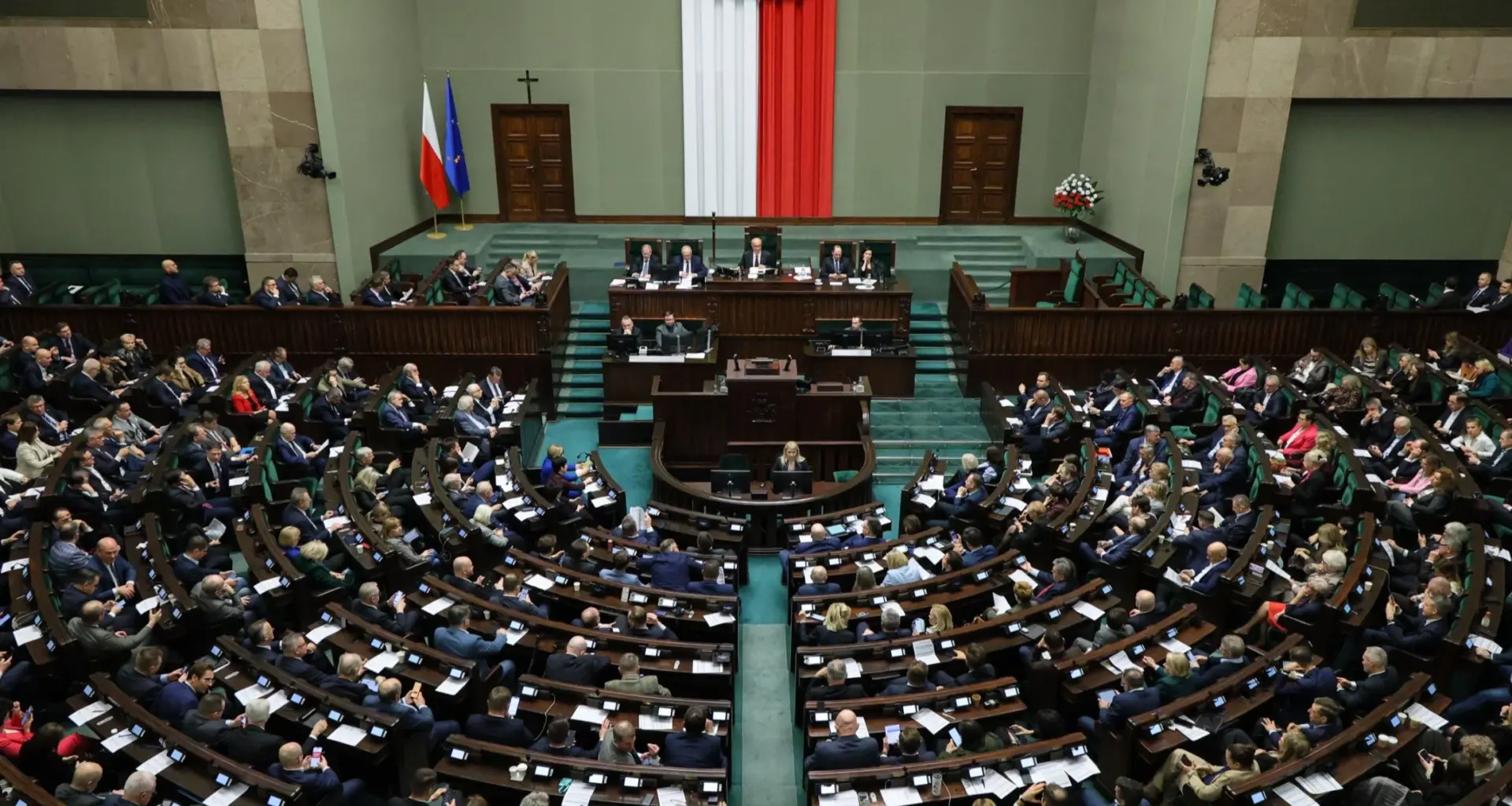 Sala obrad Sejmu, zdjęcie ilustracyjne