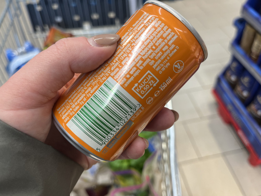 znak kaucji na puszce Licencja: GK