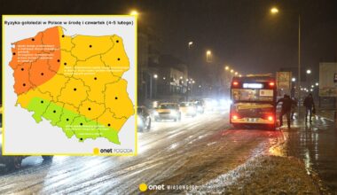 W Polskę uderzy marznący i lodowy deszcz. Te regiony mogą zostać sparaliżowane