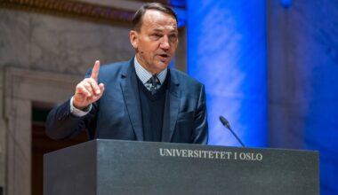 Radosław Sikorski mówił w Oslo o flocie cieni. "Zachęcam Norwegię"