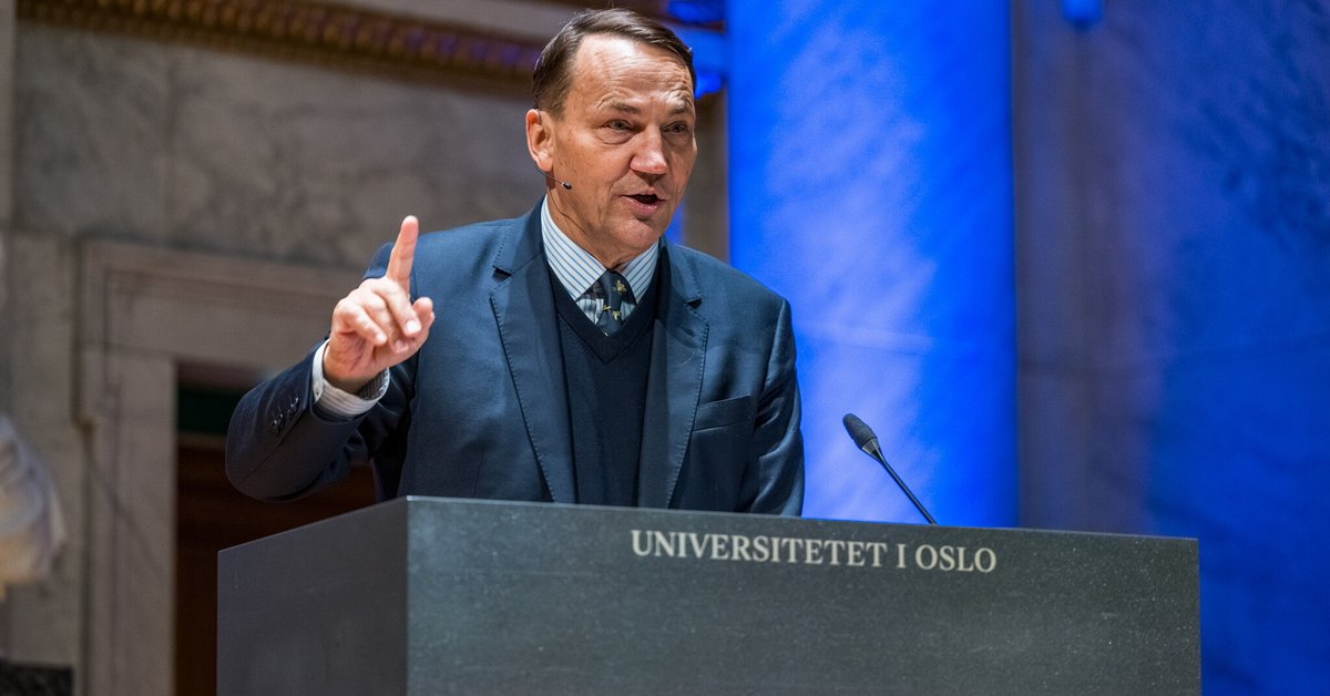 Radosław Sikorski mówił w Oslo o flocie cieni. "Zachęcam Norwegię"