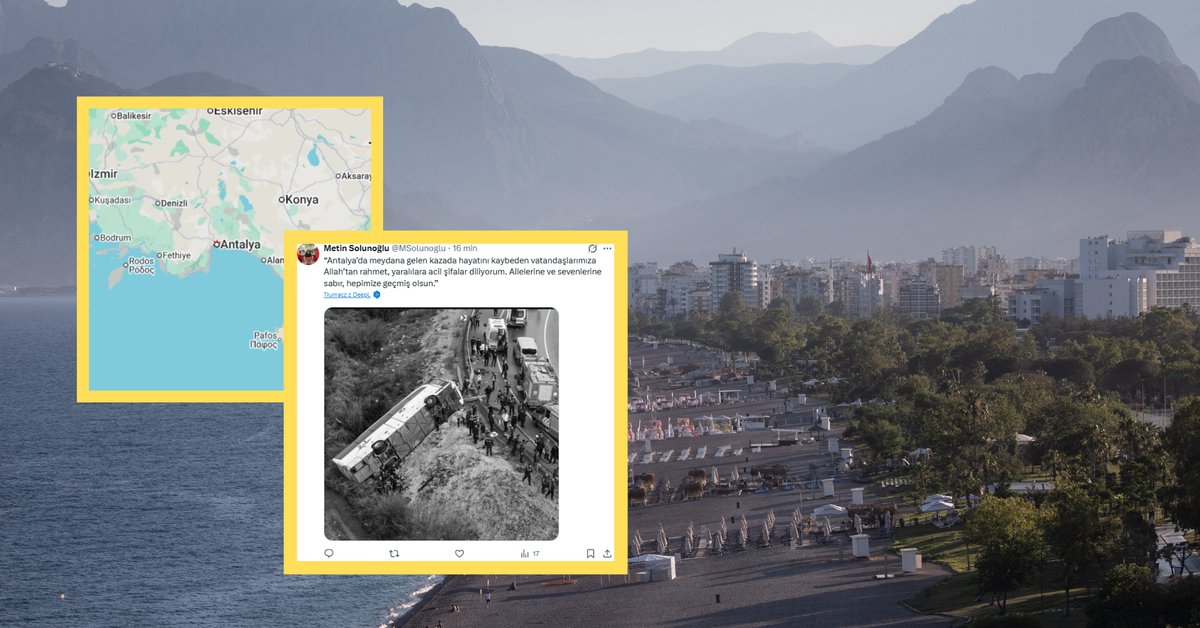 Tragiczny wypadek autokaru w Turcji. Są zabici i ranni - Onet