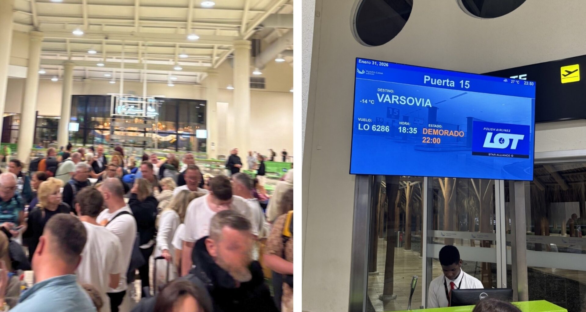 Polacy utknęli na Dominikanie. "Obsługa lotniska chciała nas wygonić z terminala"