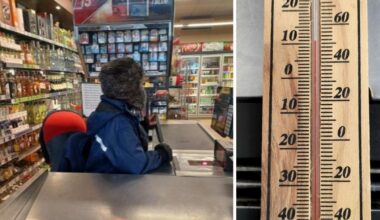 Zdjęcia kasjerek niosą się po sieci. Ludzie oburzeni. "Weź się za pracę, to się rozgrzejesz"