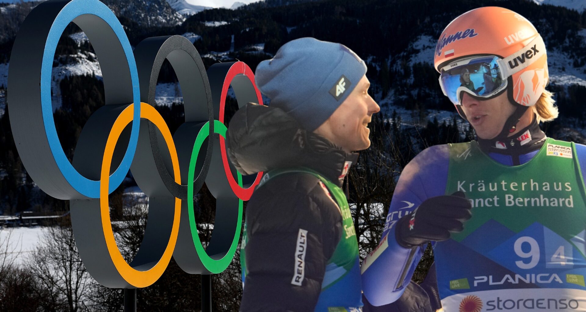 Piotr Żyła i Dawid Kubacki