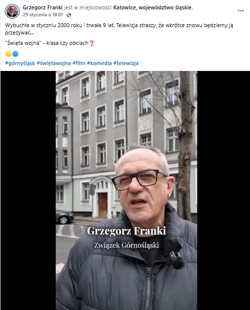 Grzegorz Franki o "Świętej wojnie"