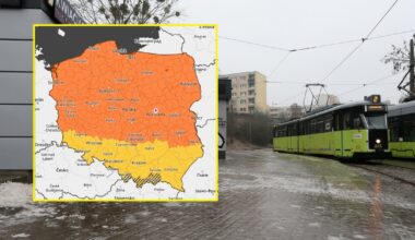 Ostrzeżenia IMGW przed opadami marznącymi powodującymi gołoledź