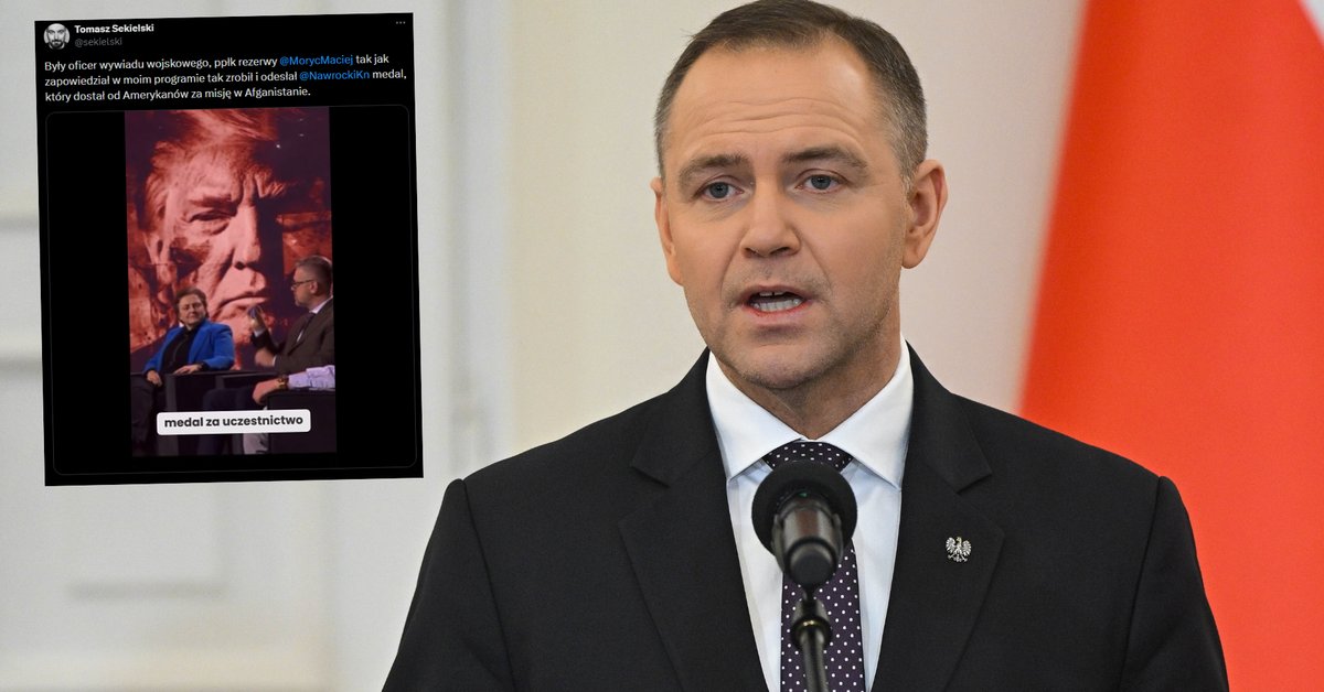 Polski weteran odesłał medal prezydentowi Nawrockiemu. "Będzie panu przypominał" - Onet