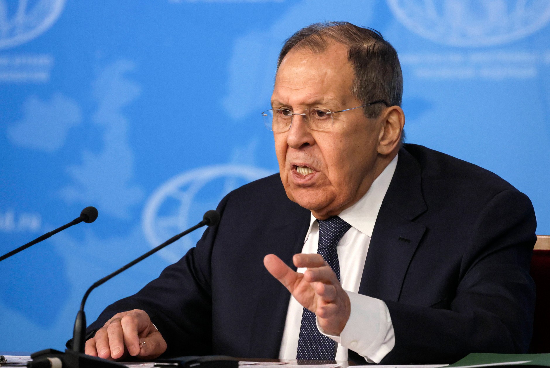 Minister spraw zagranicznych Rosji Siergiej Ławrow w Moskwie, 20 stycznia 2026 r.