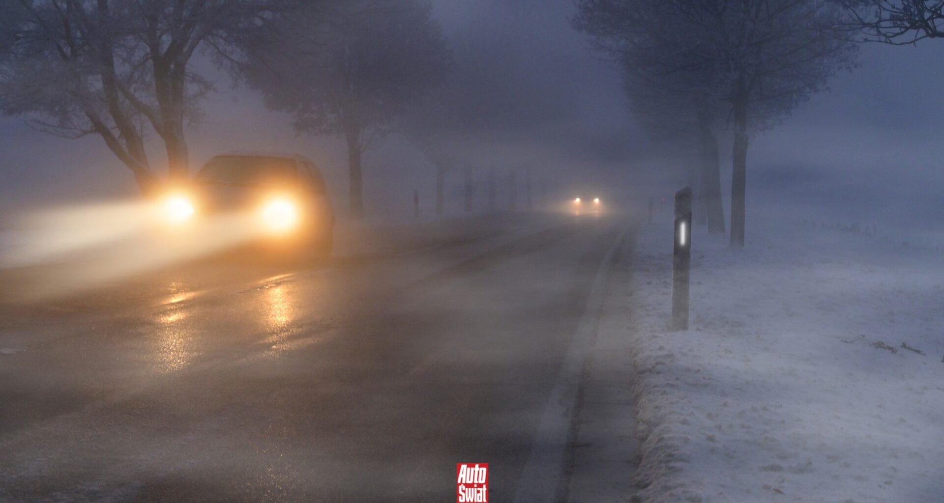 Gołoledź na drogach wydłuża drogę hamowania. Zatrważające dane