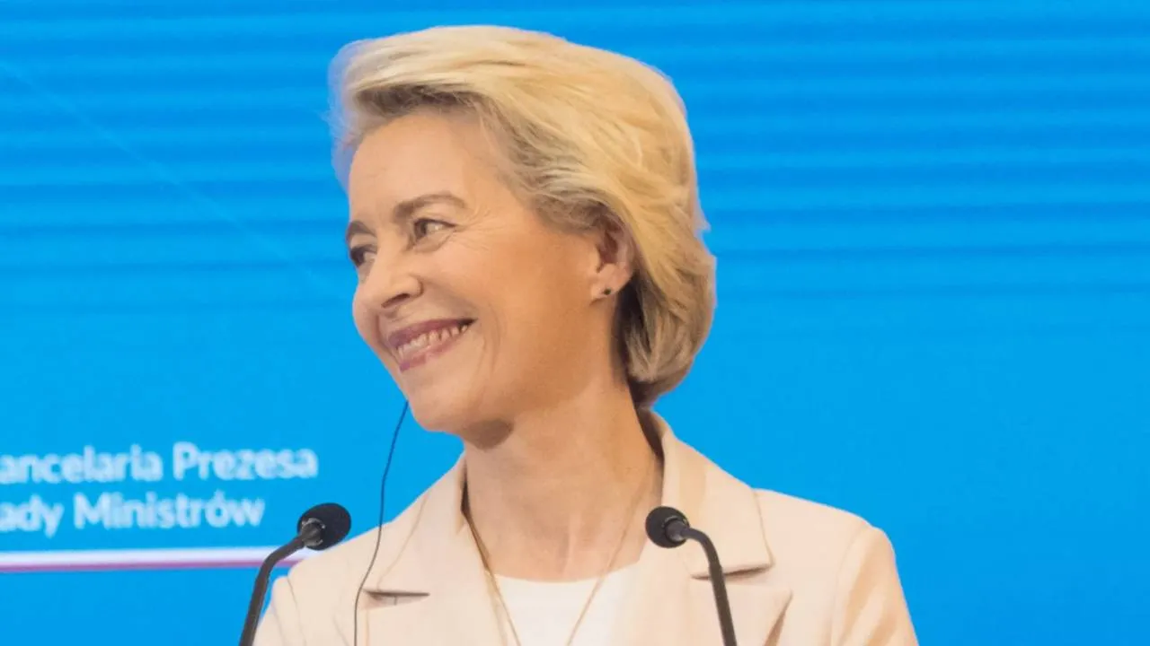 Donald Tusk i Ursula von der Leyen
