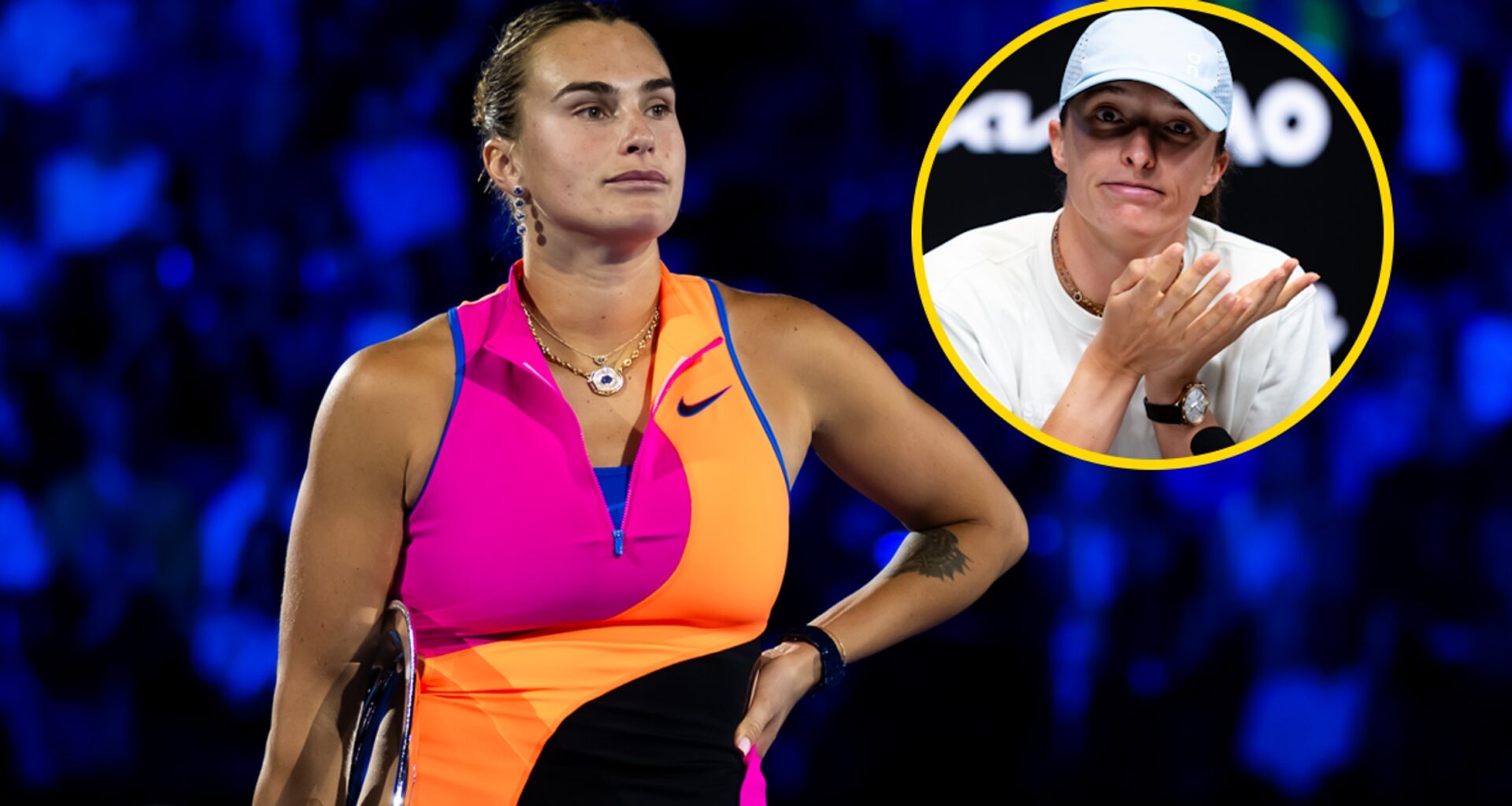 Aryna Sabalenka, w kole Iga Świątek