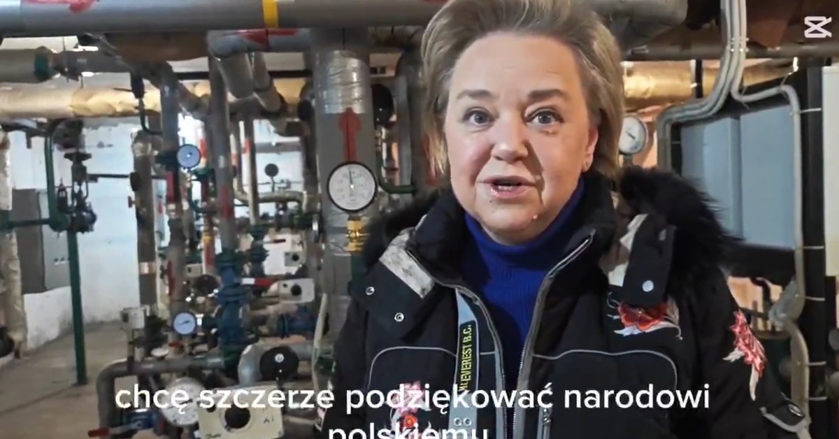 Kobieta nie mogła powstrzymać wzruszenia. "Polacy byli pierwszymi" [WIDEO] - Onet
