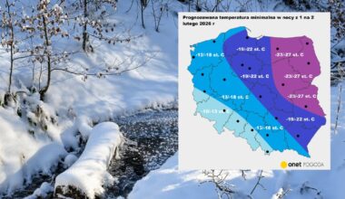 Fala mrozu wkracza w apogeum. W tych miastach będzie najzimniej