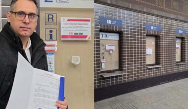 Poseł Paweł Masełko oburzony sytuacją na kędzierzyńskim dworcu. Nie można kupić biletu w kasie, bo wszystkie są zamknięte