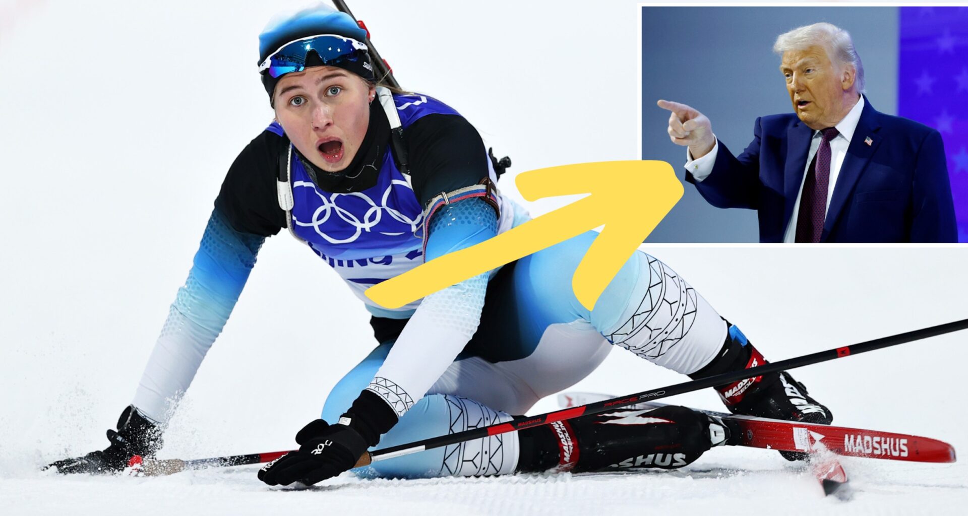 Ukaleq Slettemark i Donald Trump