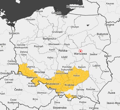 Na południu noc przyniesie także gęste mgły