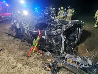 Wypadek w miejscowości Mąkolin