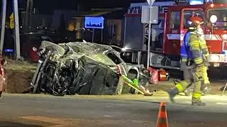 Wypadek w miejscowości Mąkolin