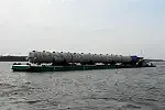 Potężne kolumny przepłynęły ponad 300 km. Prawie 850 ton z Gdańska do Płocka
