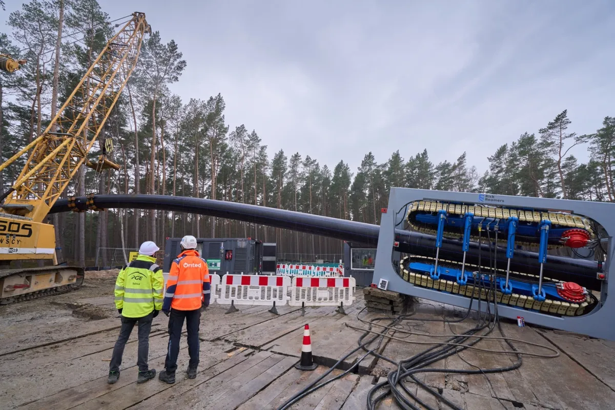 Baltica 2 przebiła się pod plażą. 5 km infrastruktury do poprowadzenia kabli