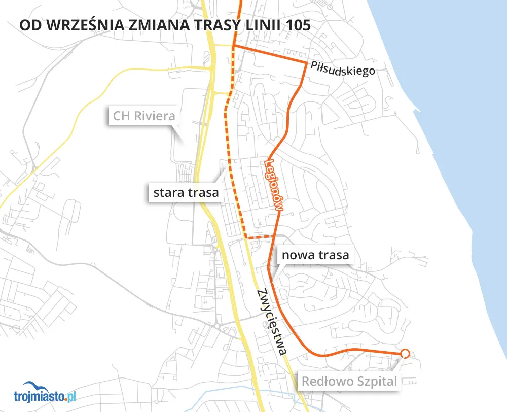 Autobusy na Legionów, trolejbusy na Zwycięstwa. Będą zmiany w gdyńskiej komunikacji