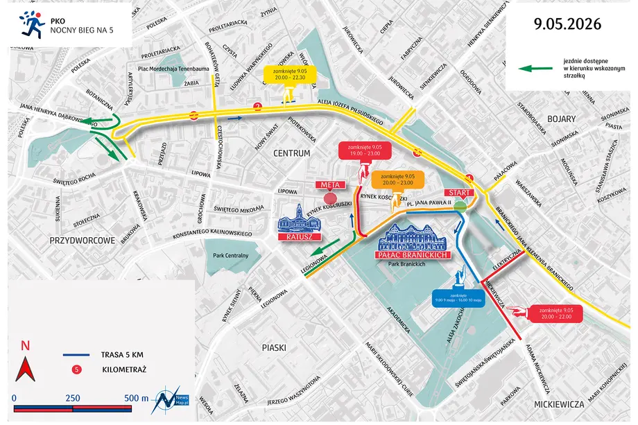 Półmaraton w Białymstoku. Autobusy BKM pojadą inaczej [TRASY], Aktualności, Wiadomości Białystok Online Portal Miejski Białystok (Bialystok)