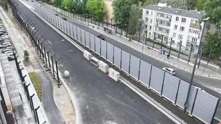 Nowe ekrany akustyczne wzdłuż Trasy Łazienkowskiej