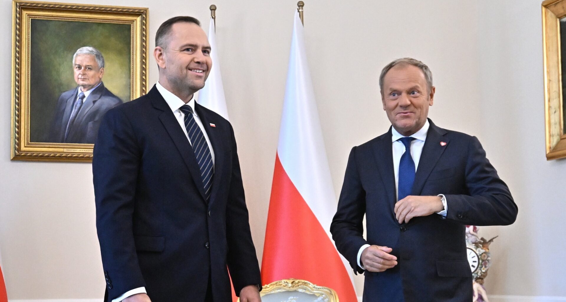 Karol Nawrocki i Donald Tusk