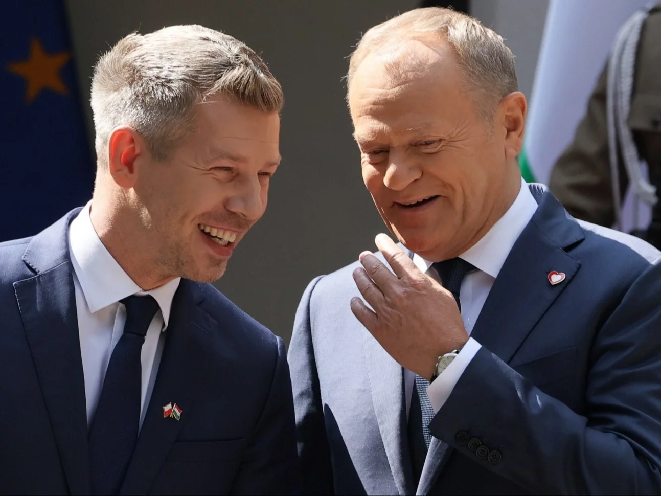 Peter Magyar i Donald Tusk