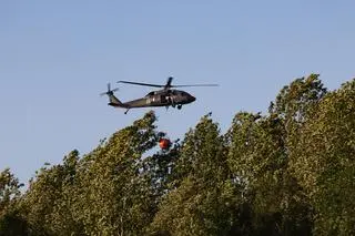 Międzyleś pożar lasu w powiecie wołomińskim