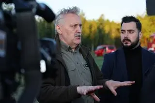 Międzyleś pożar lasu w powiecie wołomińskim