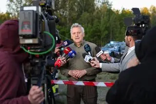 Międzyleś pożar lasu w powiecie wołomińskim