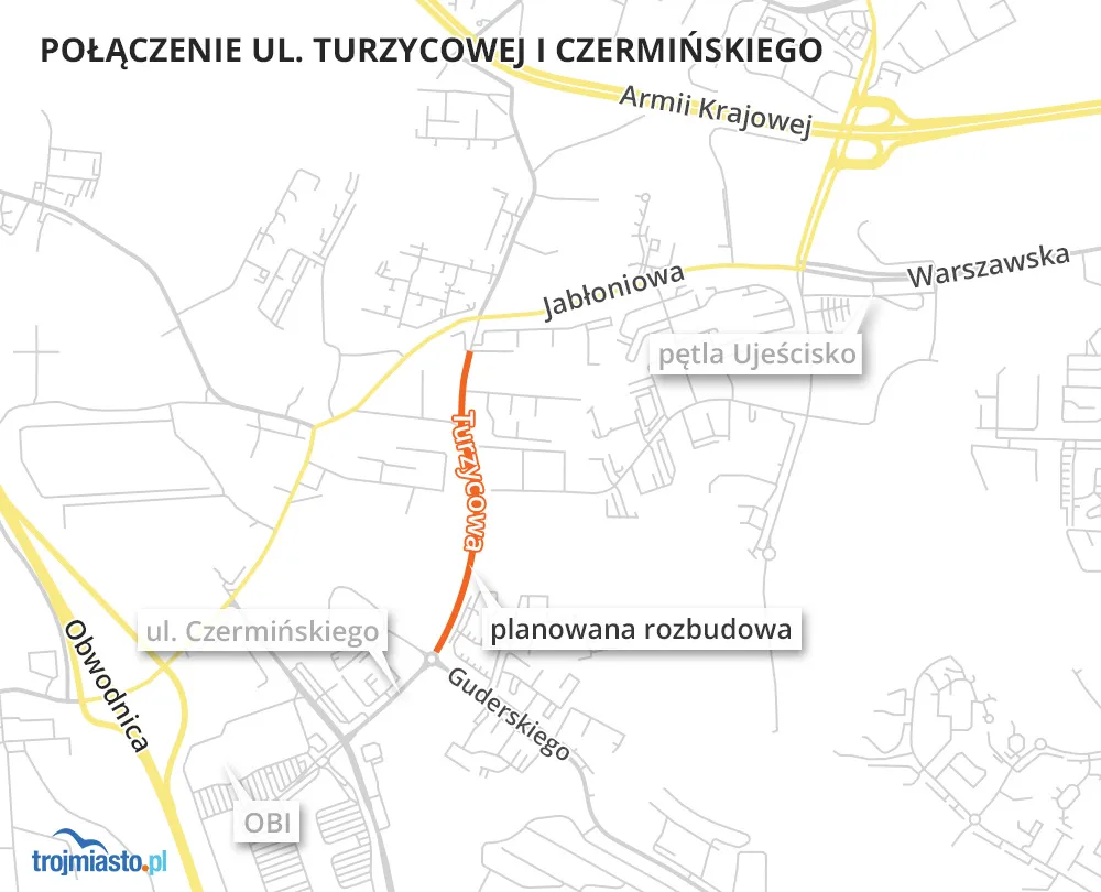 Połączenie ważnych dróg na południu Gdańska potrwa 2 lata